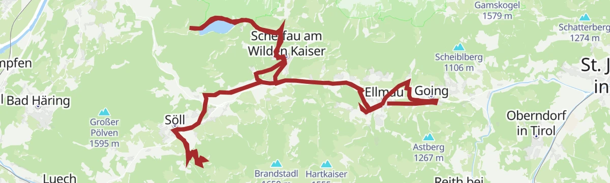 Route map: Bergdoktor E-Bike Tour